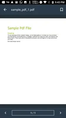 PDF Reader Plus android App screenshot 0
